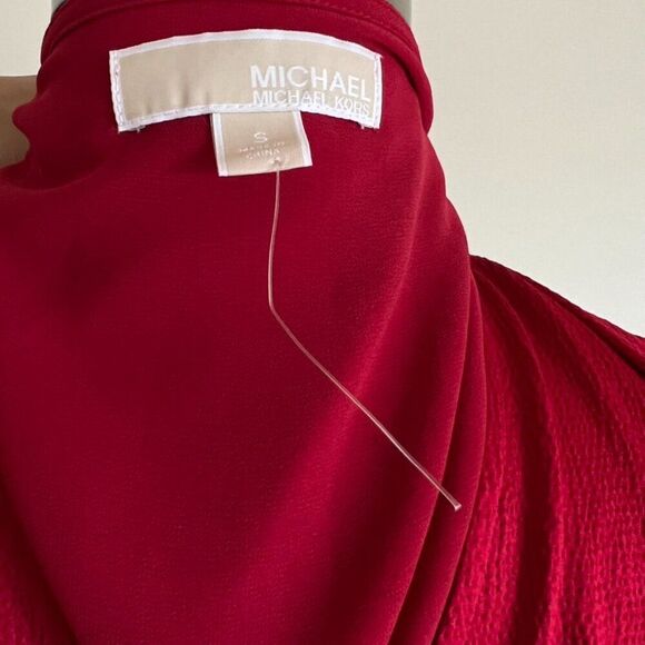 Michael Michael Kors Red Long-Sleeve Dress – Size Small - Picture 5 of 5